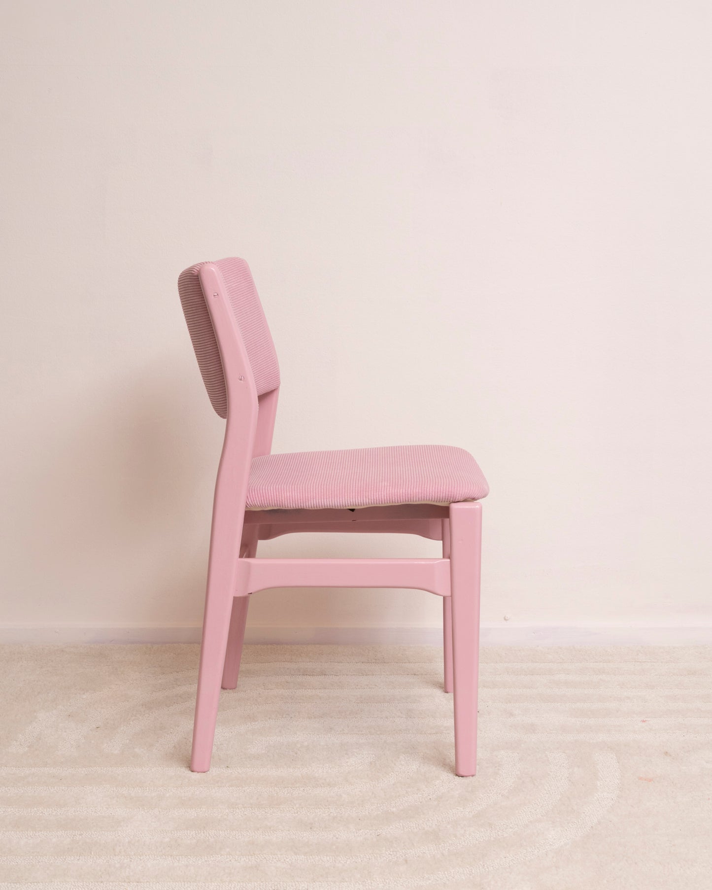 Rozenkwarts – Roze stoelen met rib (2x)