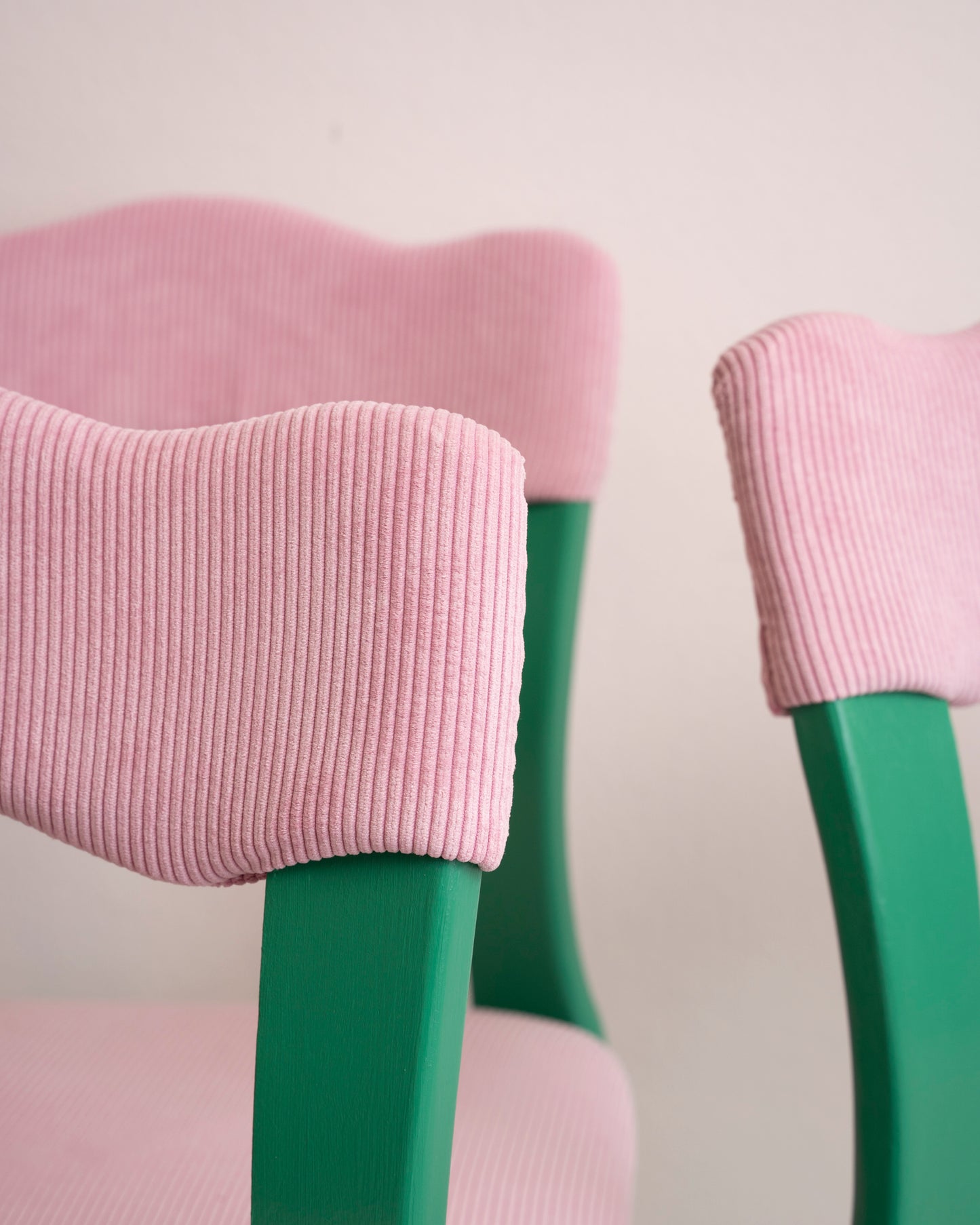 Tulp – Roze Groene stoelen (4x)