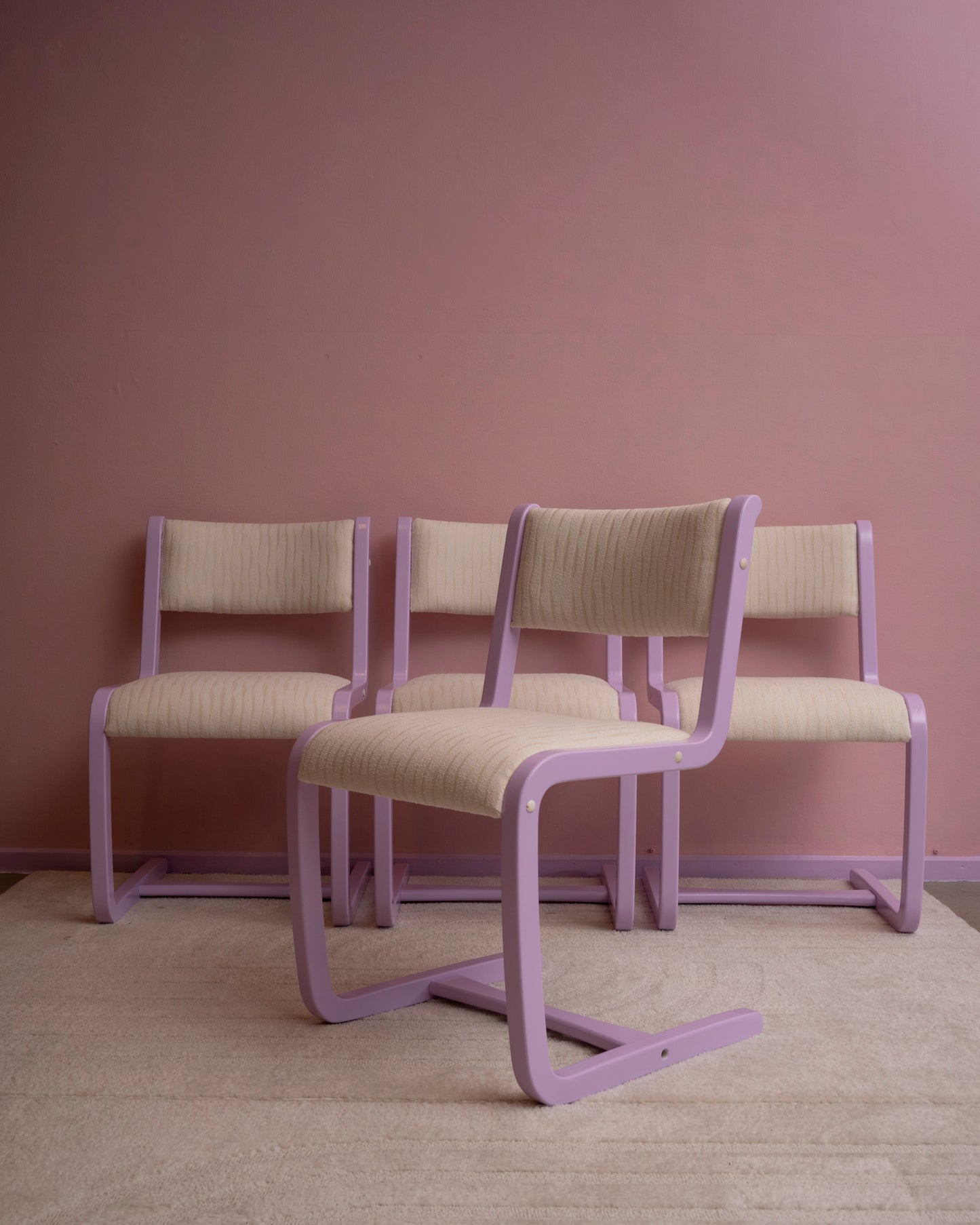 Set van vier eetkamerstoelen