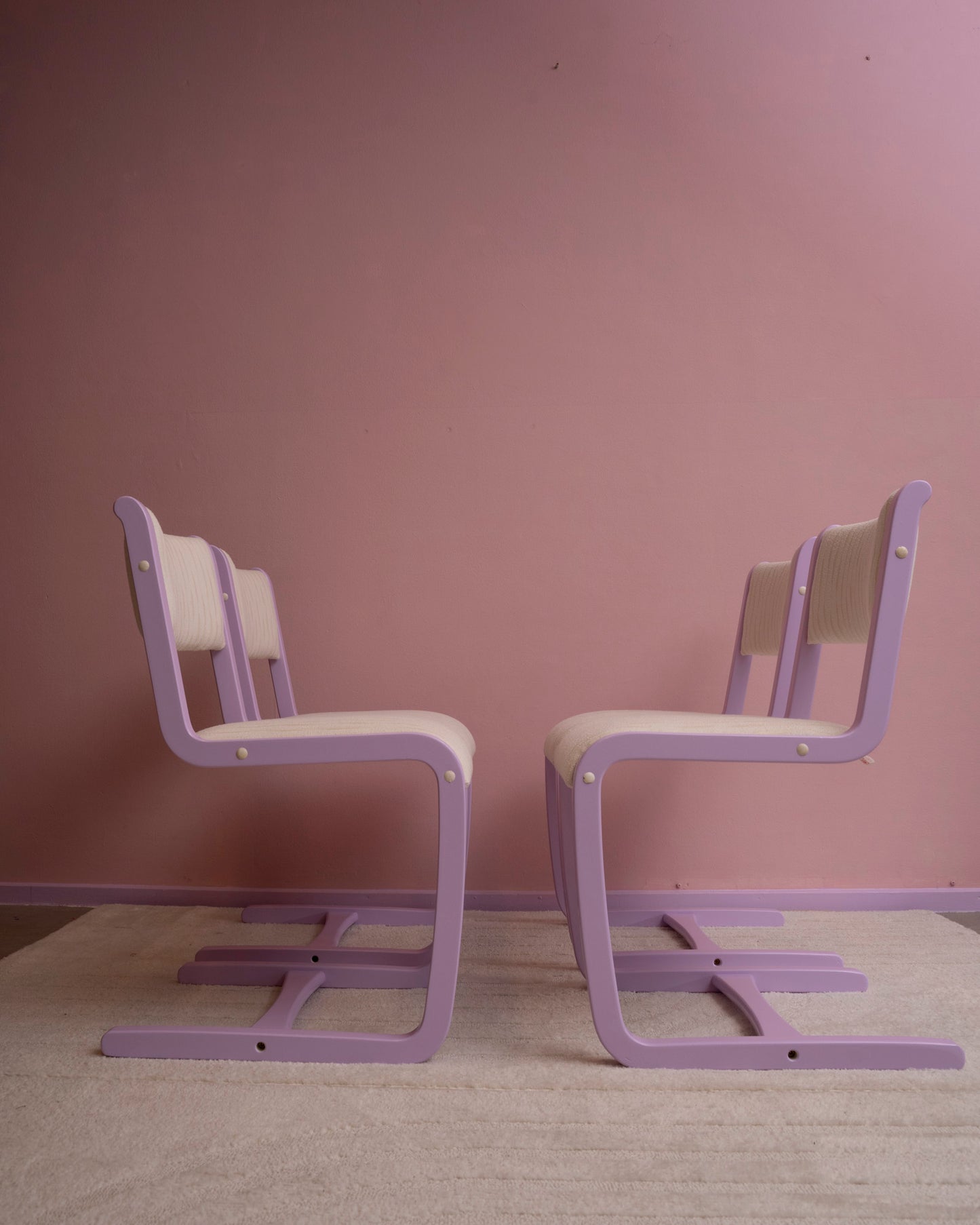 Set van vier eetkamerstoelen