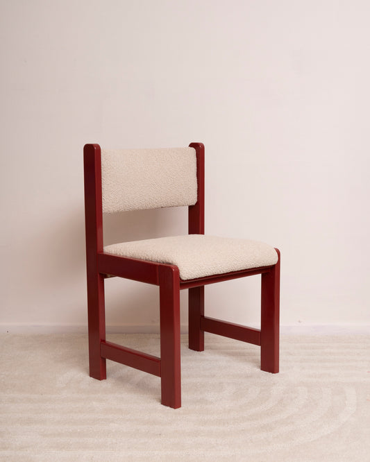Pioenroos – Bordeaux Rode Stoelen (4x)
