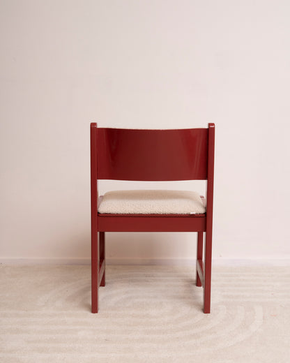 Pioenroos – Bordeaux Rode Stoelen (4x)