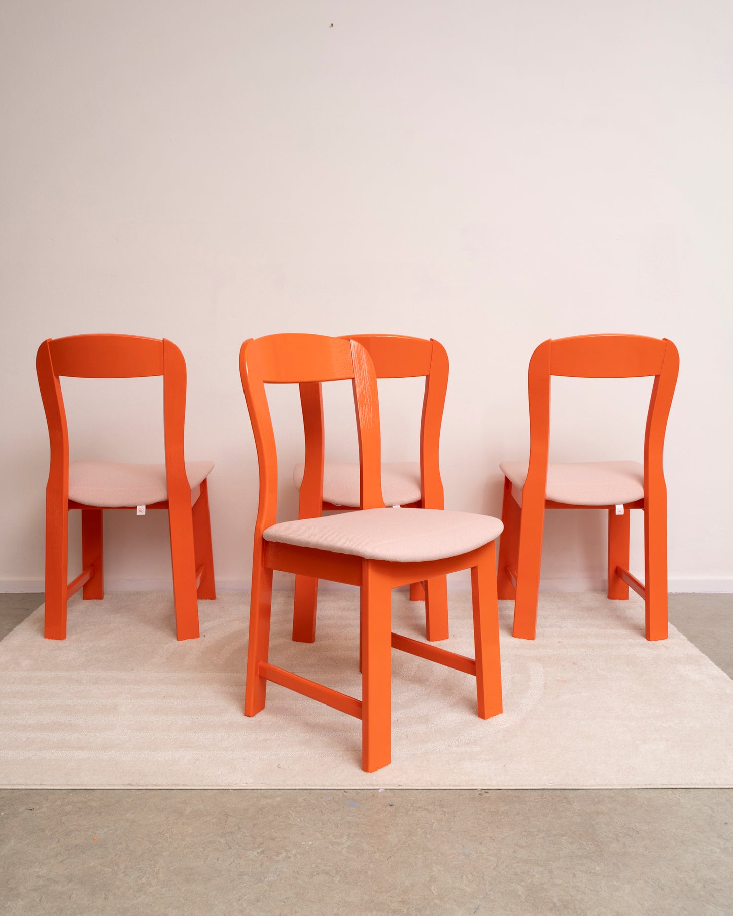 Klaprozen – Oranje Roze Stoelen (4x)