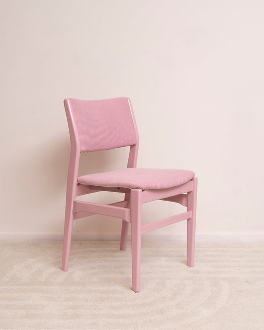Rozenkwarts – Roze stoelen met rib (2x)